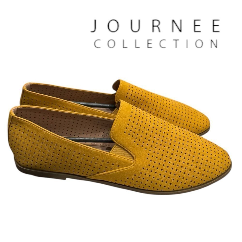New Journee Collection Lucie Tru Comfort Slip-on Almond Toe Loafers Flats 11
